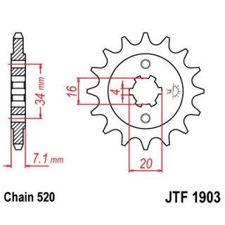 JT Ritzel 520 12T JTF1903.12