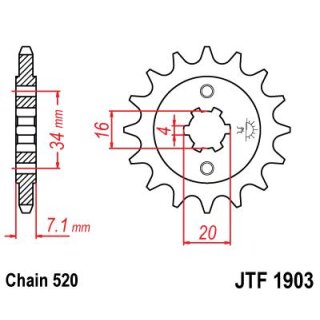 JT Ritzel 520 13T JTF1903.13