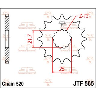 JT Ritzel 520 17T JTF565.17