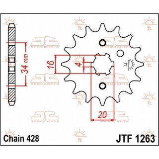 JT Ritzel 15T 428 JTF1263.15