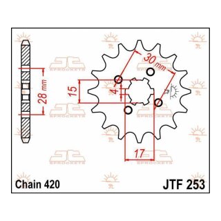 JT Ritzel 13T 420 JTF253.13