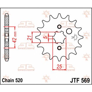 JT Ritzel 12T 520 JTF569.12