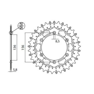 Piñón 520 48T WORK-Z 8-3631-48
