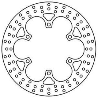 TRW Disque de frein Trw rond rigide Abe
