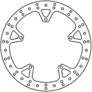 TRW Disco De Freno Trw Redondo Rígido Abe