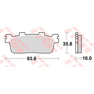 Brake Pad Organic Street