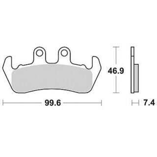 TRW Bremsbelag Trw Organ. Mcb 630