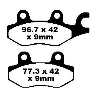 EBC Brake Pad Fa Ser Organic