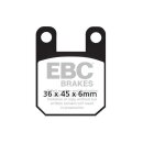 EBC Plaquettes de frein carbone scooter SFAC115