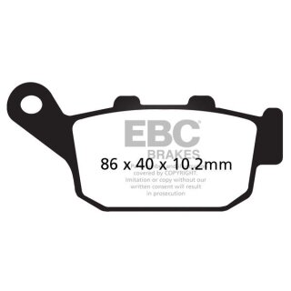EBC Bremsbeläge Carbon Scooter SFAC140