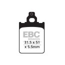 EBC Bremsbeläge Carbon Scooter SFAC186