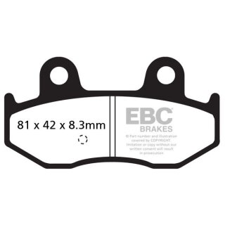 EBC Brake Pad Carbon Scooter