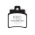 EBC Plaquettes de frein carbone Enduro FA355/4TT