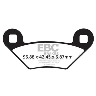 EBC Bremsbeläge Carbon Enduro FA475TT