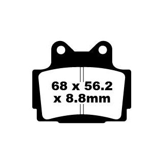 EBC Pastillas de freno Semisntrd Fa104V