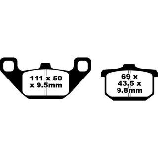 EBC Bremsbeläge Set FA085