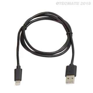 Tecmate USB-Ladekabel mit Apple Stecker