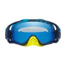 Gogle Oakley Crowbar MX niebieskie/żółte